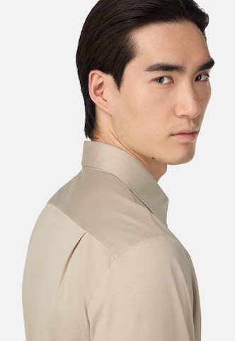 Boggi Milano Regular fit Overhemd in Beige
