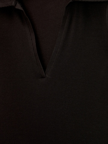 Pull&Bear Блуза боди в черно
