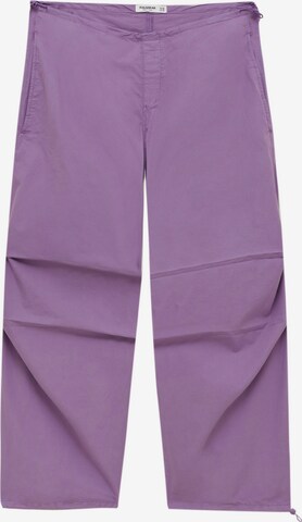 Pantaloni di Pull&Bear in lilla: frontale