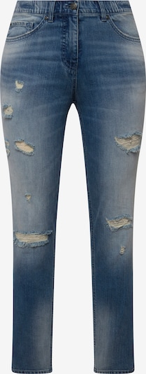 Ulla Popken Jeans in de kleur Blauw denim, Productweergave