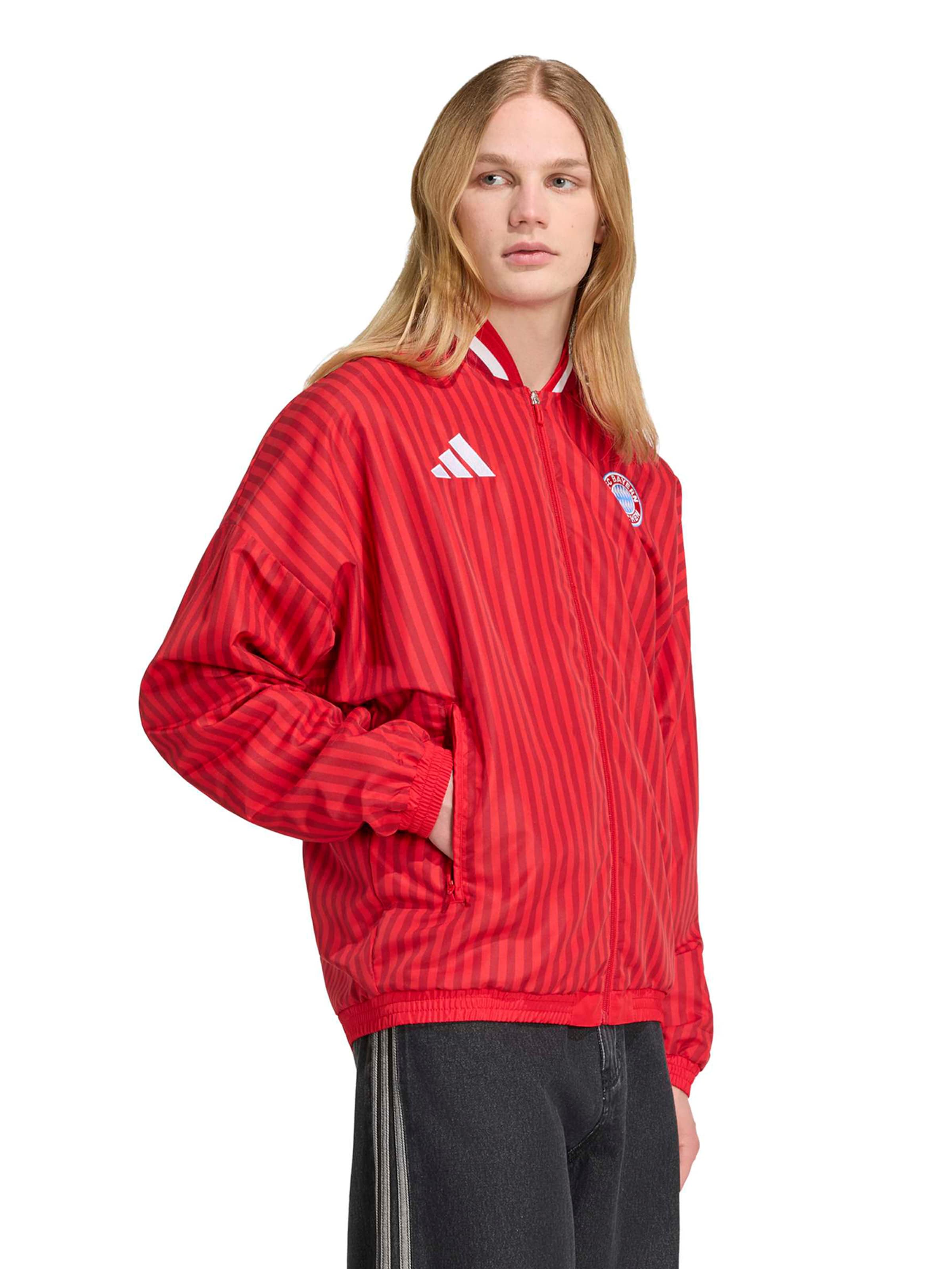 ADIDAS PERFORMANCE Sportjacka 'FCB ST' i röd: framsida