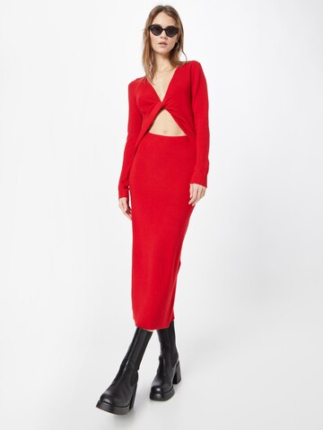 BZR - Vestido de punto 'Lela Jenner' en rojo