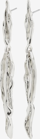 Pilgrim Örhängen 'Feel' i silver: framsida