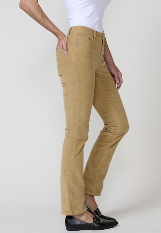 KOROSHI Normální Džíny – béžová