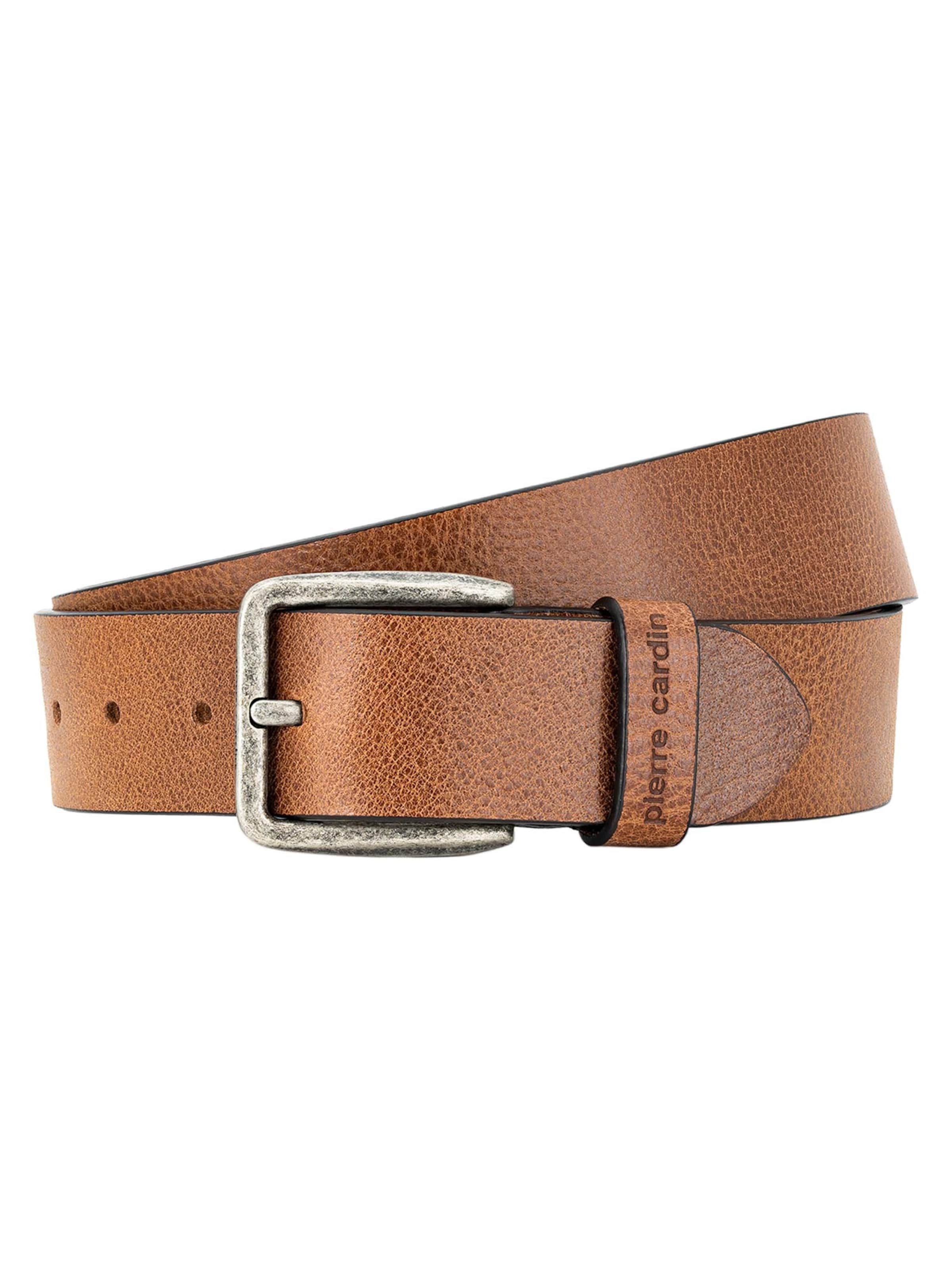 PIERRE CARDIN Belt 'Basic' in Brown: front