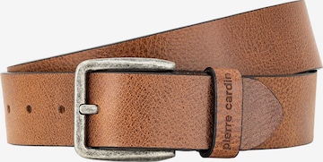 PIERRE CARDIN Gürtel 'Basic' in Braun: Vorderseite