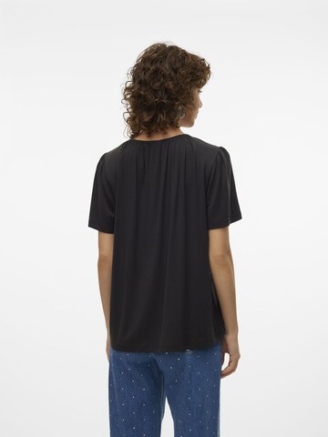 VERO MODA Shirt 'JUNE' in Zwart