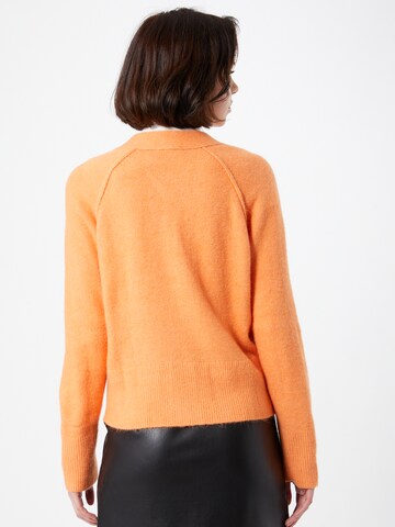 OPUS Knit cardigan 'Disona' in Orange