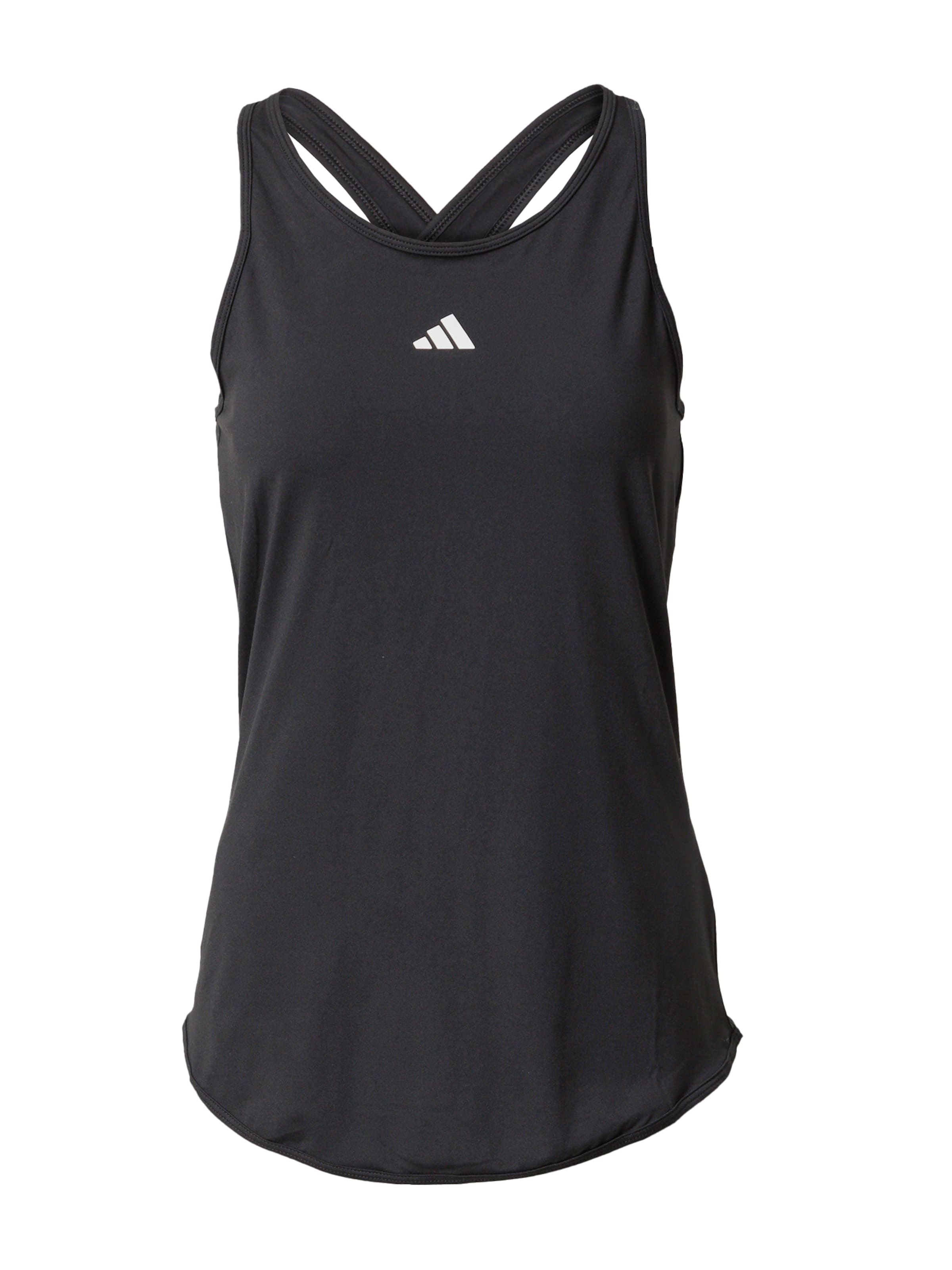 ADIDAS PERFORMANCE Sporttop 'Essentials' in Schwarz: Vorderseite