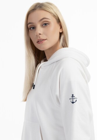 DreiMaster Maritim - Sudadera en blanco