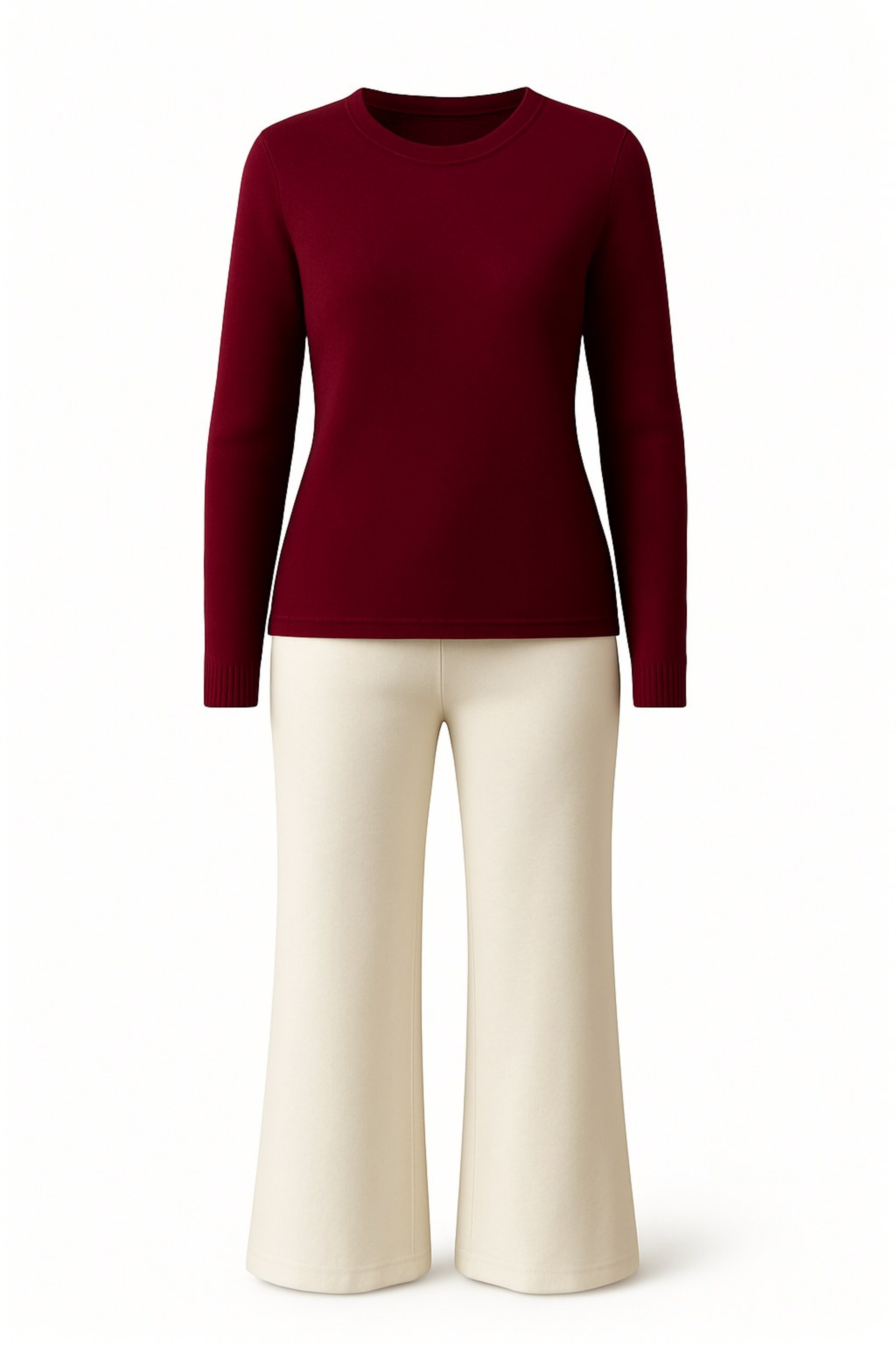 WOMAN VISION Gebreid vest in Rood: voorkant