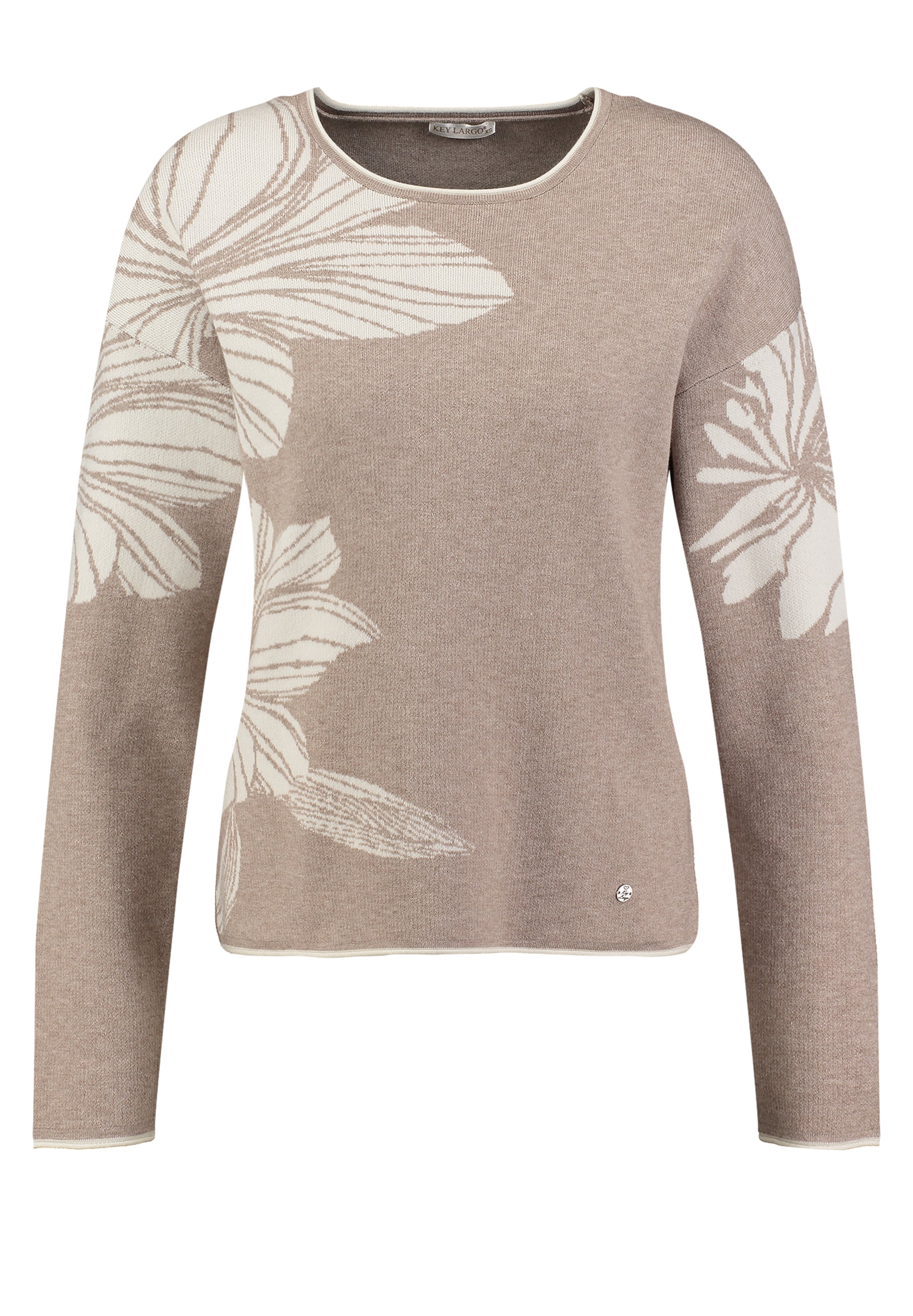 Key Largo Sveter 'Scarlet' - Hnedá: predná strana
