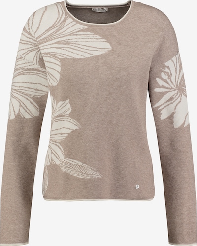 Pulover 'Scarlet' Key Largo pe brocart / alb, Vizualizare produs