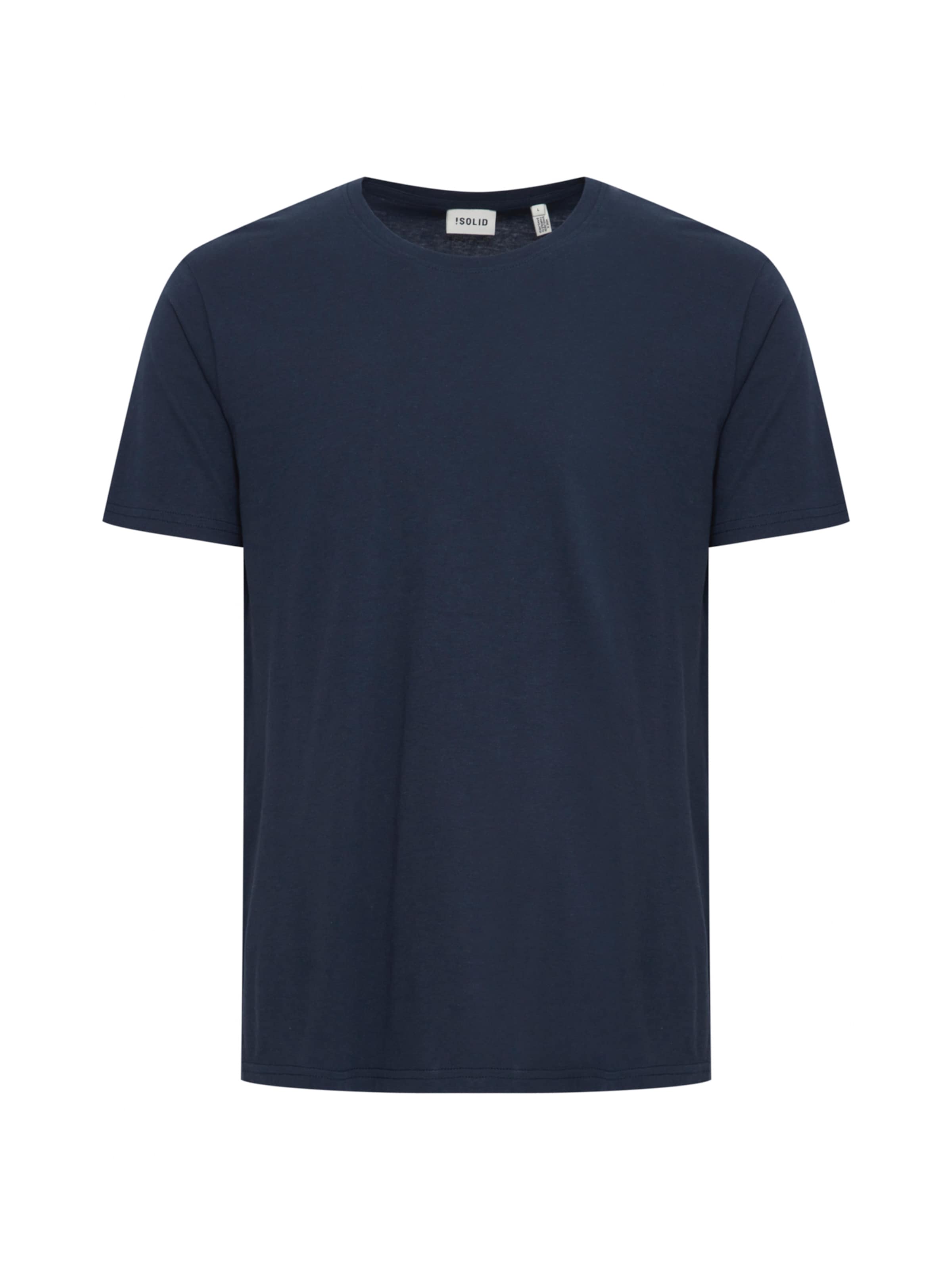 !Solid Regular fit Μπλουζάκι 'Rock' σε μπλε: μπροστά