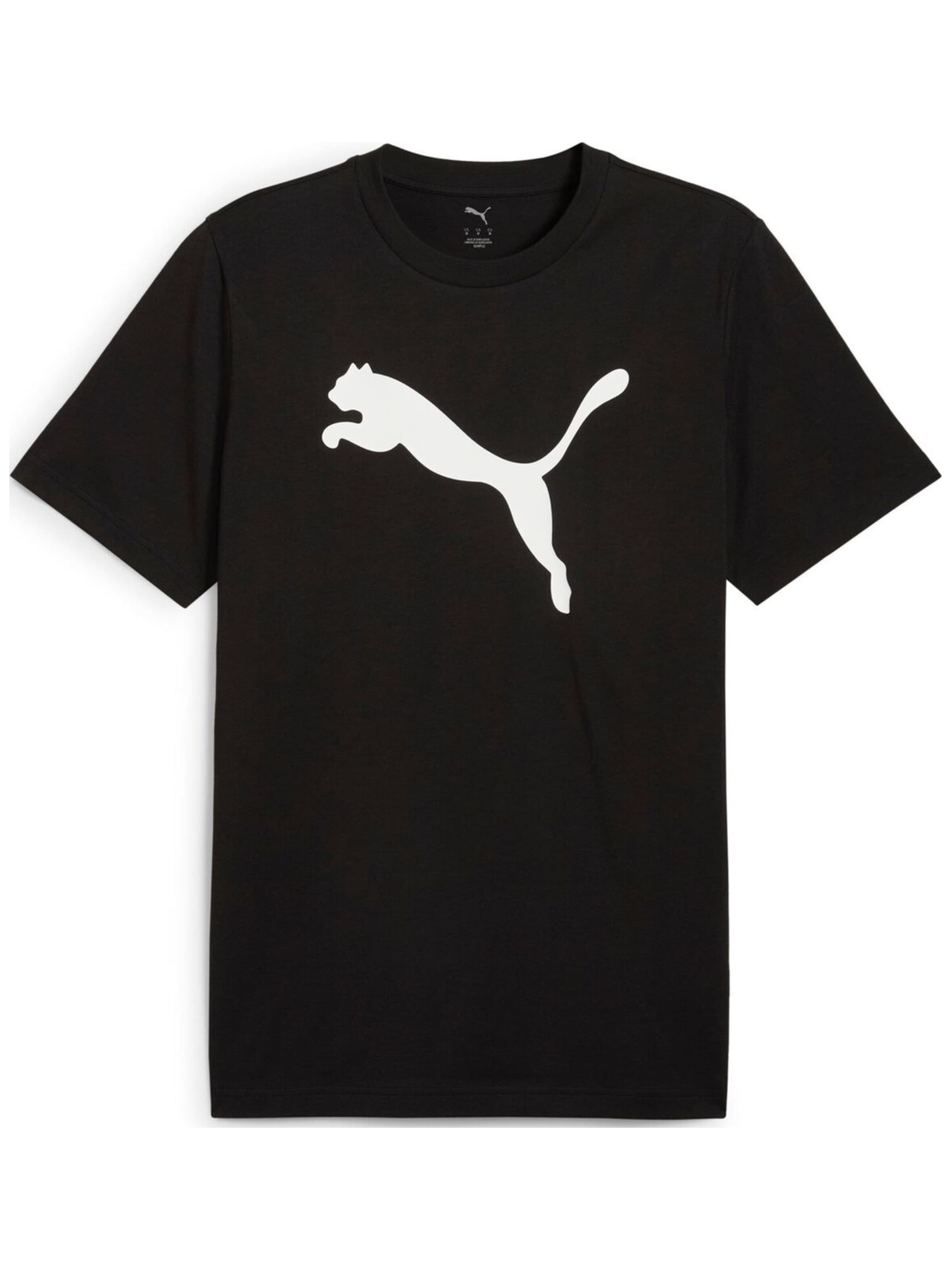 PUMA Shirt 'Puma Ess Tee' in Zwart