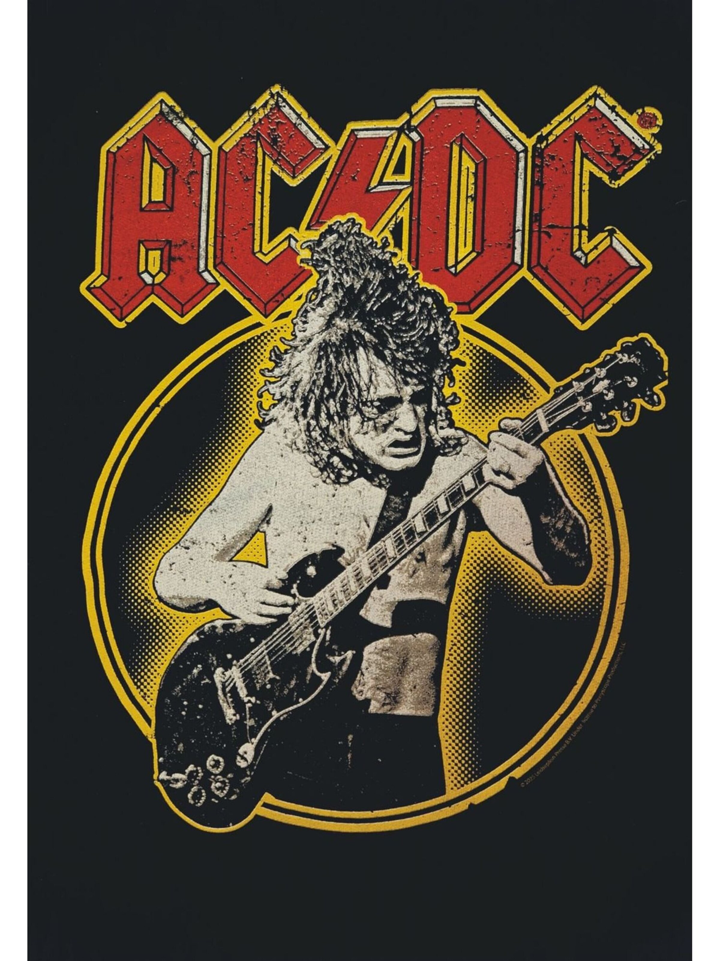 AC/DC Shirt 'Ac/dc Angus Signature T-Shirt' in Black