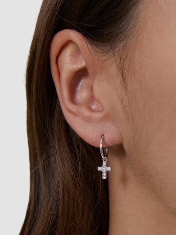 Boucles d'oreilles s.Oliver en argent : devant