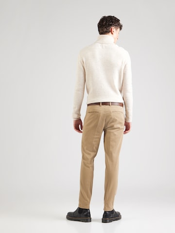 smėlio JACK & JONES Prigludęs „Chino“ stiliaus kelnės 'JPSTMARCO'