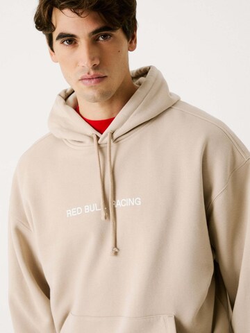 Red Bull Racing x Pepe Jeans Sweatshirt 'Breaking Records' in Beige