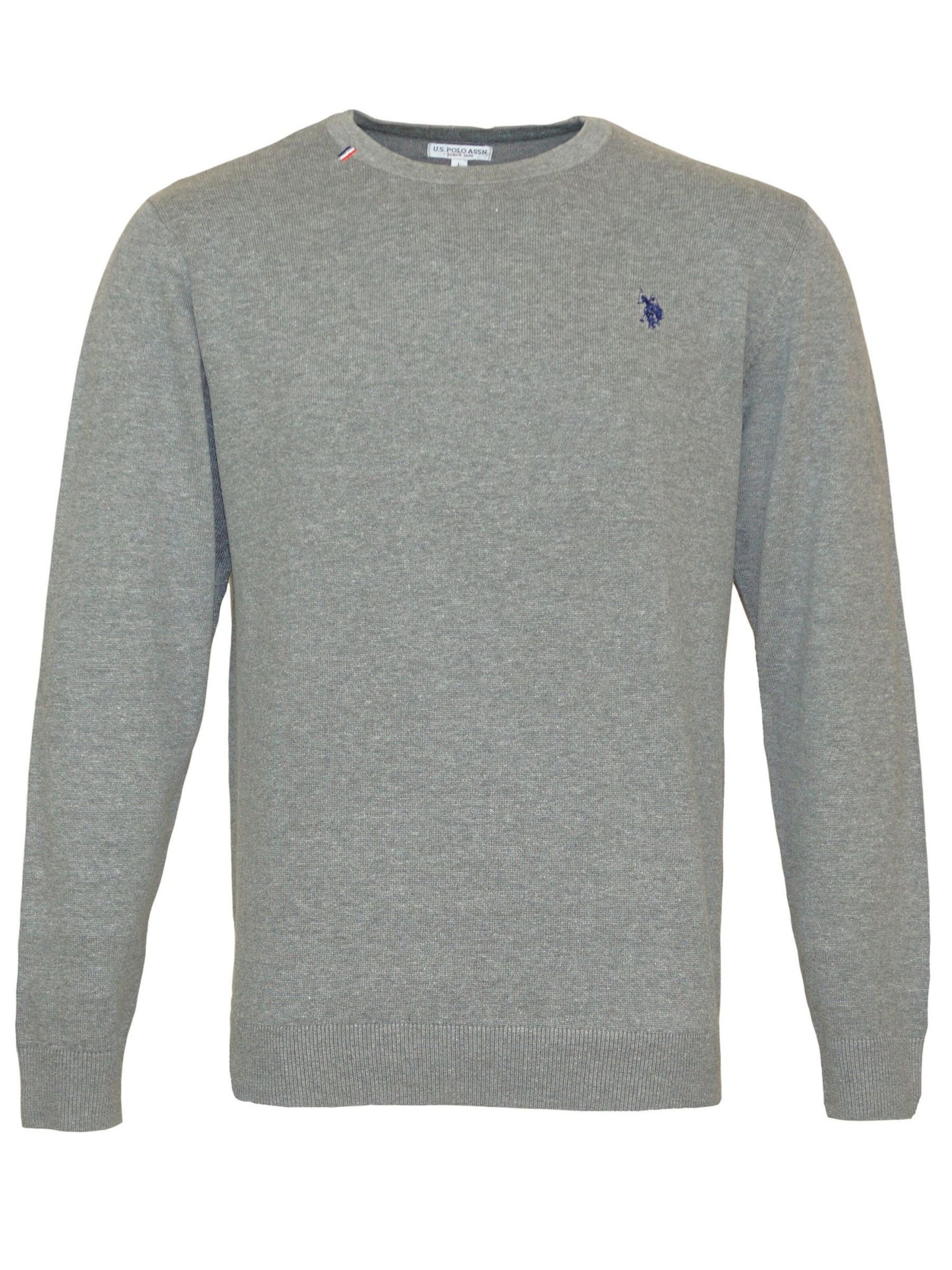 Pull-over U.S. POLO ASSN. en gris : devant
