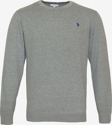 Pull-over U.S. POLO ASSN. en gris : devant