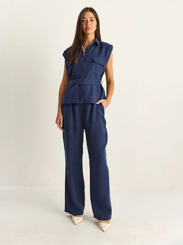 Bianco Lucci Pantsuit in Blue