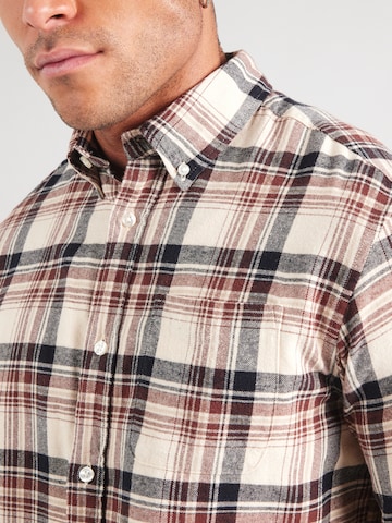 JACK & JONES Comfort fit Button Up Shirt 'JJEClassic' in White