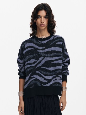 Desigual Sweater in Blue: front