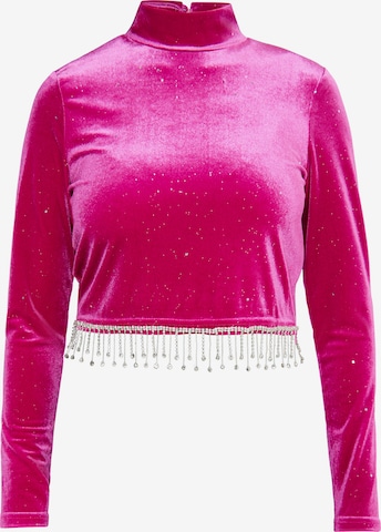 faina Shirt in Roze: voorkant