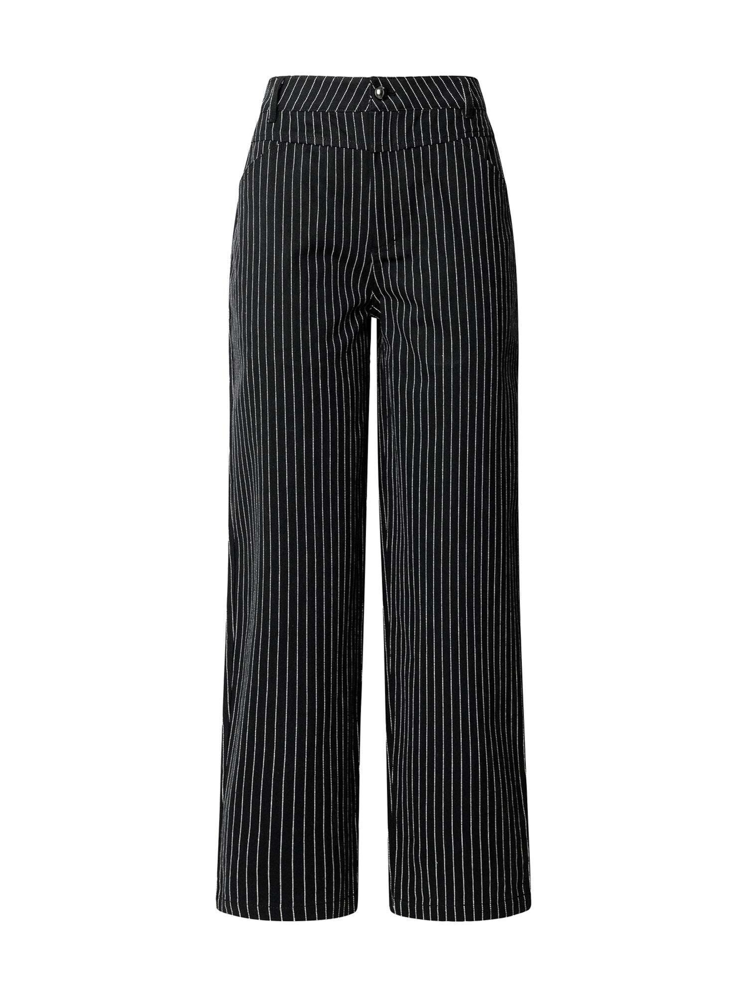 Barrel Pantaloni chino 'Leanne' di Pepe Jeans in nero: frontale