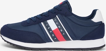 Tommy Jeans Rövid szárú sportcipők 'Classic' - kék: elől