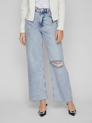 VILA Wide Leg Jeans 'Fiona' in Blau: predná strana