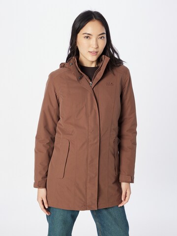 JACK WOLFSKIN Friluftsjakke 'MADISON AVENUE' i brun: forside