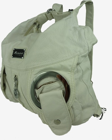 Kumixi Schultertasche '2in1 Rucksacktasche' in Weiß: Vorderseite
