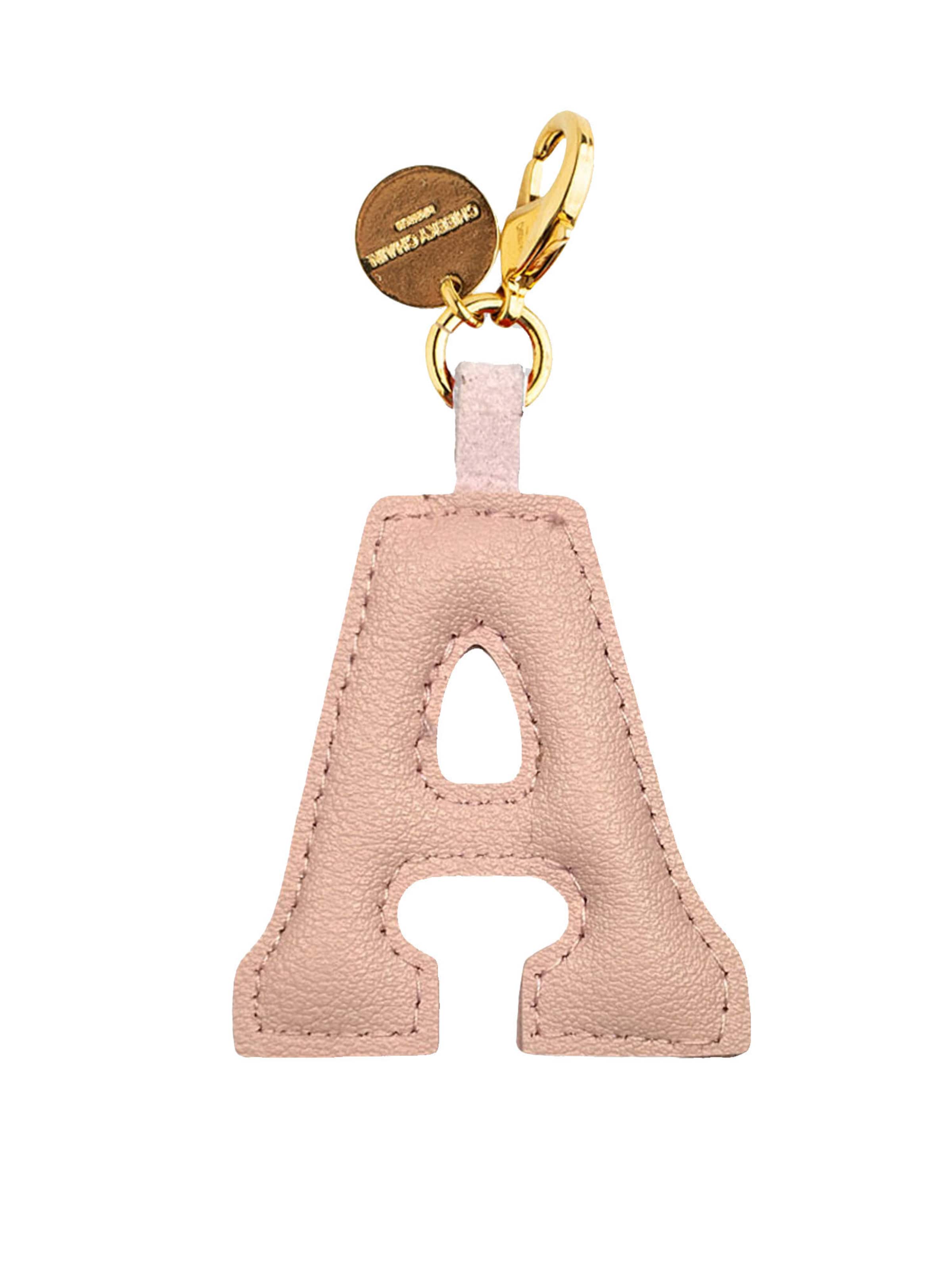 Cheeky Chain Munich Accessoires voor tassen 'Letter' in Roze: voorkant