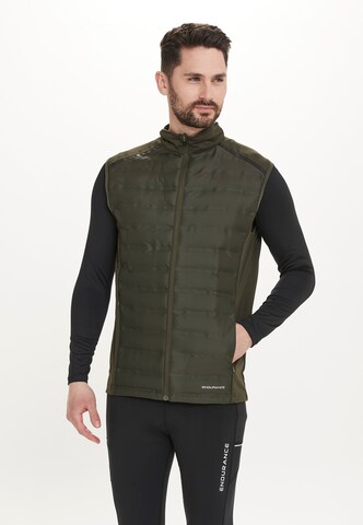 ENDURANCE Sportbodywarmer 'Midan' in Groen: voorkant