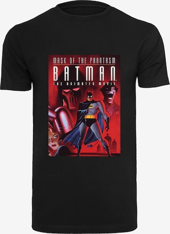 F4NT4STIC Shirt 'DC Comics Batman Mask Of The Phantasm' in Zwart: voorkant
