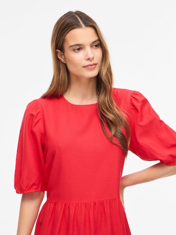 VILA Kleid 'VIPrisiIla' in Rot