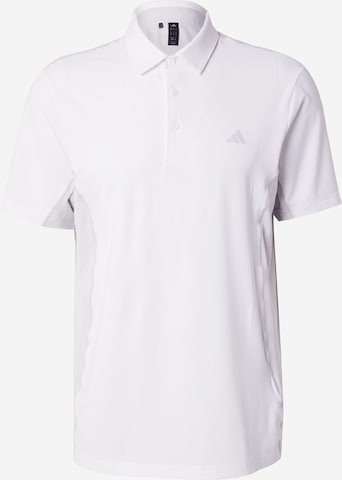 ADIDAS GOLF Функциональная футболка в Белый: спереди
