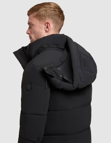 khujo Wintermantel 'Pike' in Schwarz