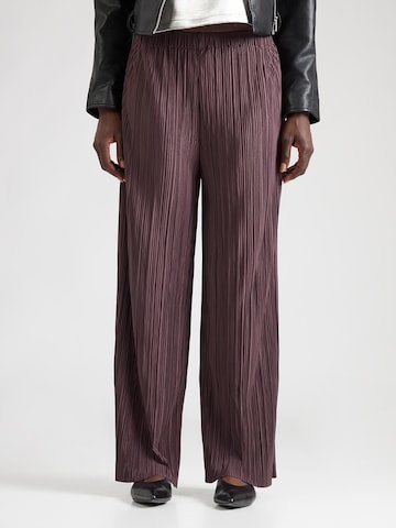 Samsøe Samsøe Loose fit Pants 'UMA' in Brown: front