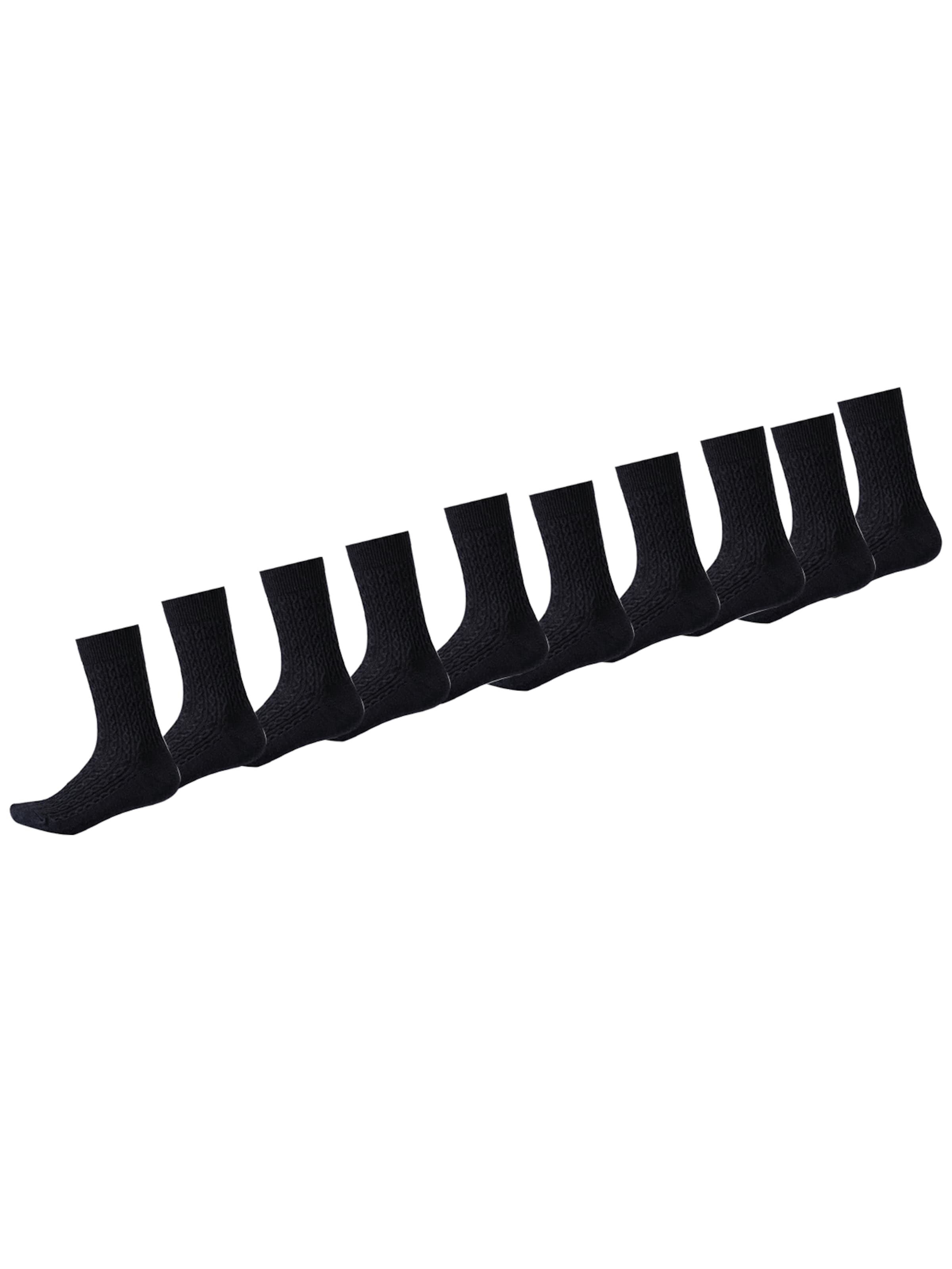 Millo Socks 'Cosy Twist 10' in Black: front