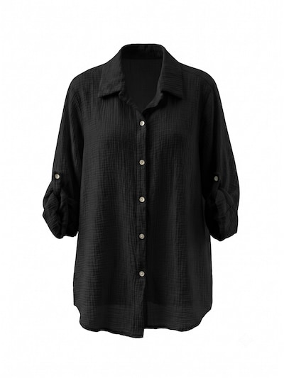 TorWeit Oversized Shirt in S-L in Black, Item view