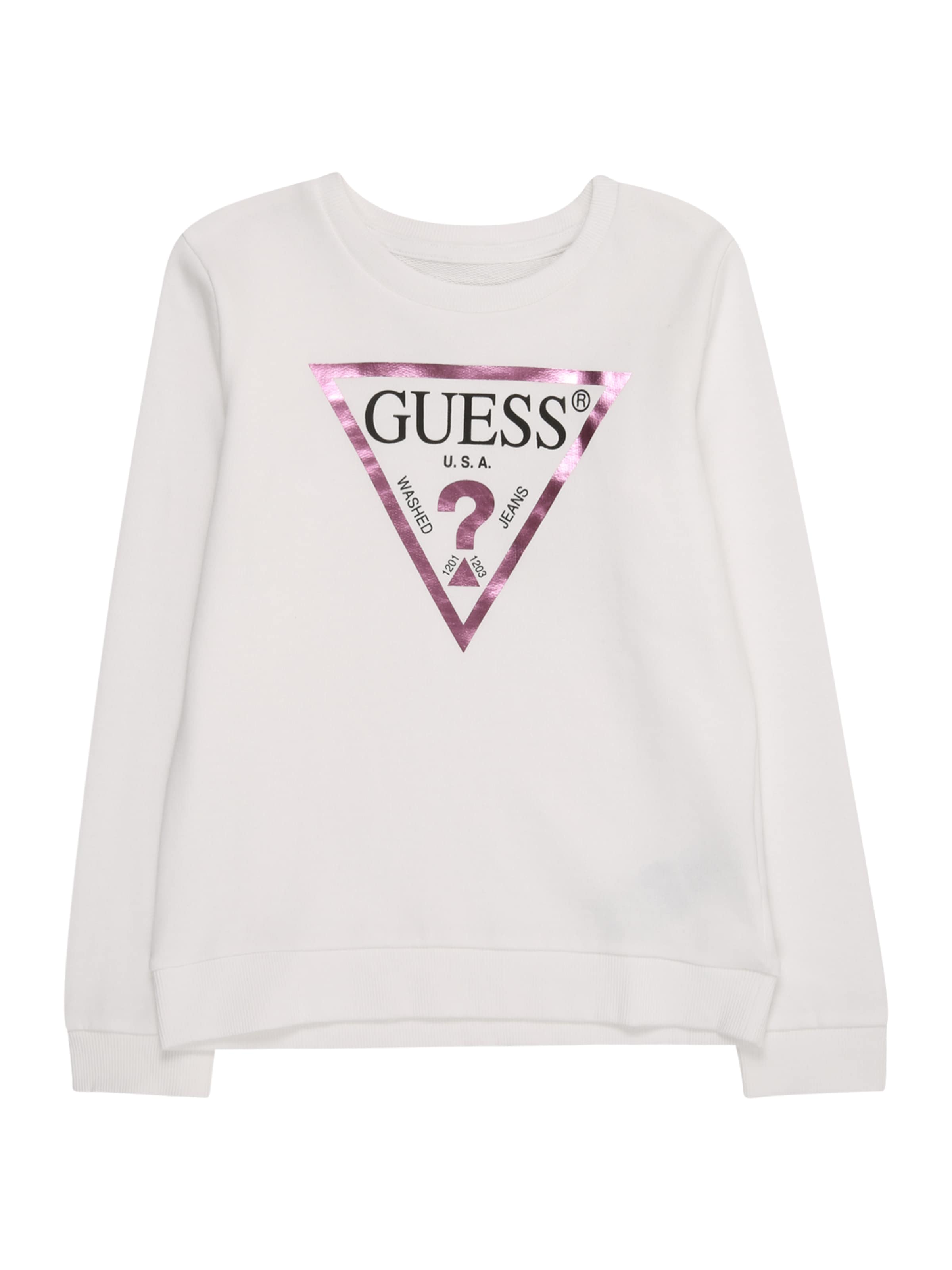 GUESS Sweatshirt in White: front