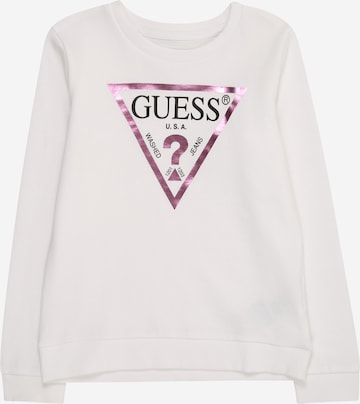 GUESS Sweatshirt in White: front