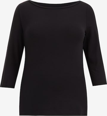 T-shirt WE Fashion en noir : devant