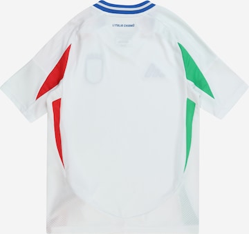 T-Shirt fonctionnel 'Italy 24 Away' ADIDAS PERFORMANCE en blanc
