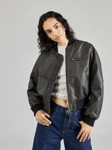 Veste mi-saison BDG Urban Outfitters en noir : devant