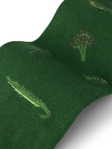 Von Jungfeld Socks 'Signature Icons' in Green