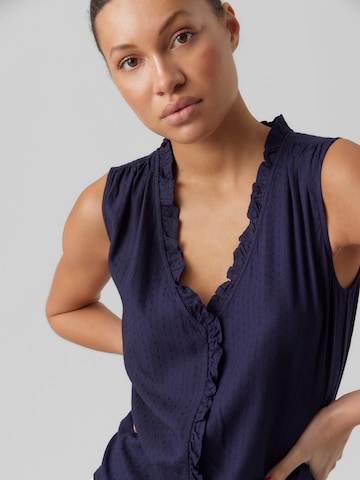 VERO MODA Bluse 'ELSA' in Blau